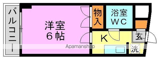 アーバンハイム高円寺(1K/1階)の間取り写真