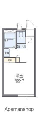 レオパレスクレール(1K/1階)の間取り写真