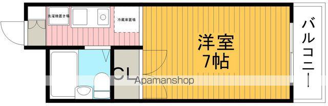 ステラ蛍池(1K/3階)の間取り写真