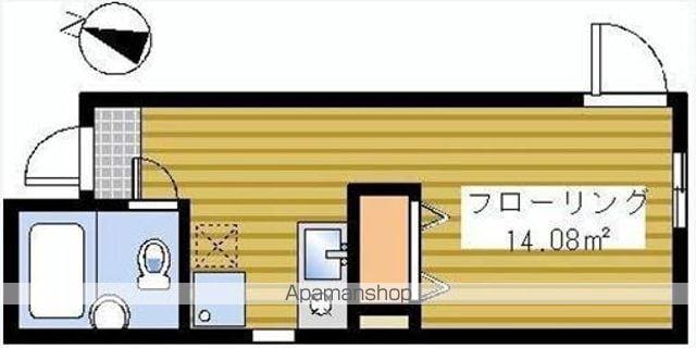 キャトルメゾン野方(ワンルーム/1階)の間取り写真