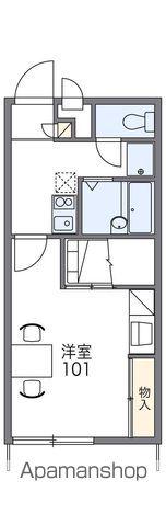 レオパレスグランデ(1K/1階)の間取り写真