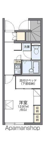 レオパレスBM Ⅱ(1K/1階)の間取り写真