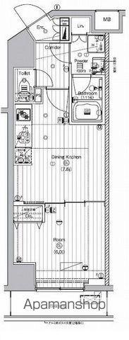 PREMIUM CUBE 代々木上原 7階階 間取り