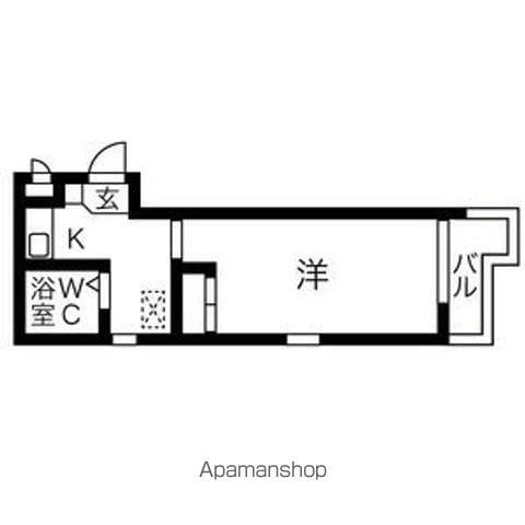 レオパレスRX豊田本町(1K/4階)の間取り写真