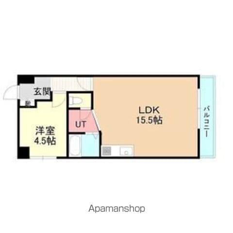 共栄パレス(1LDK/5階)の間取り写真