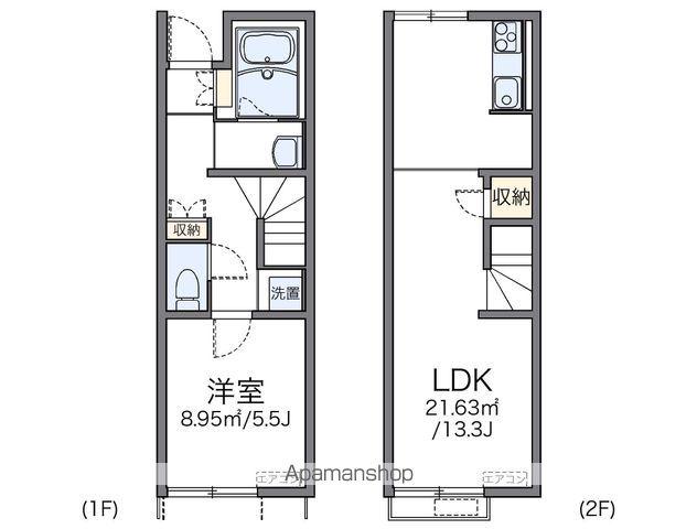 レオネクスト向日葵(1LDK/1階)の間取り写真
