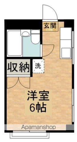 内野ハイツ(1K/3階)の間取り写真