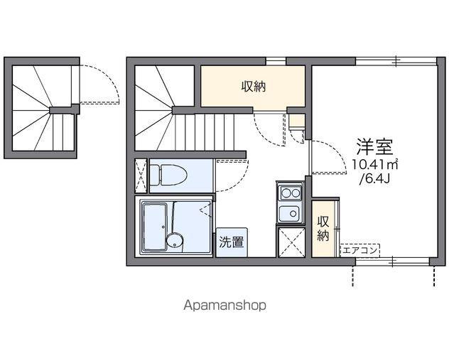 レオネクストスミレハイム(1K/2階)の間取り写真