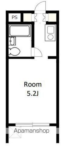ASAX CORPO駒場(ワンルーム/4階)の間取り写真