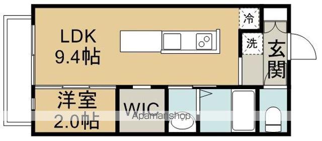 コンフエルサ(1LDK/2階)の間取り写真
