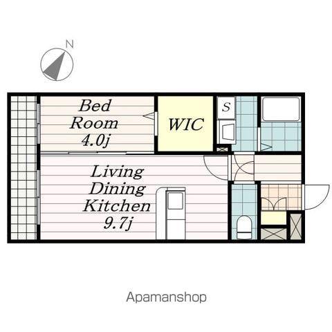 イデアル(1LDK/3階)の間取り写真