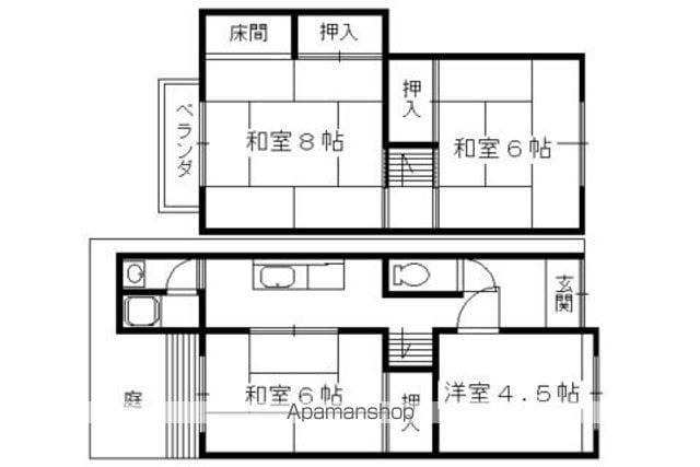 西賀茂大栗町(4K)の間取り写真