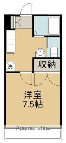 イーストアベニュー(1K/2階)の間取り写真