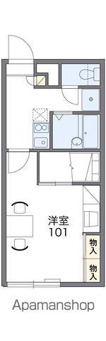 レオパレスライラックハウス(1K/2階)の間取り写真