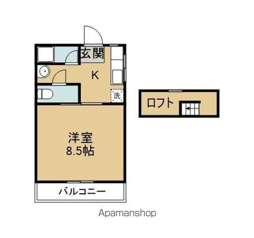 ピアエスポワール(1K/3階)の間取り写真