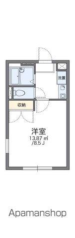 レオパレスKUWADA(1K/1階)の間取り写真