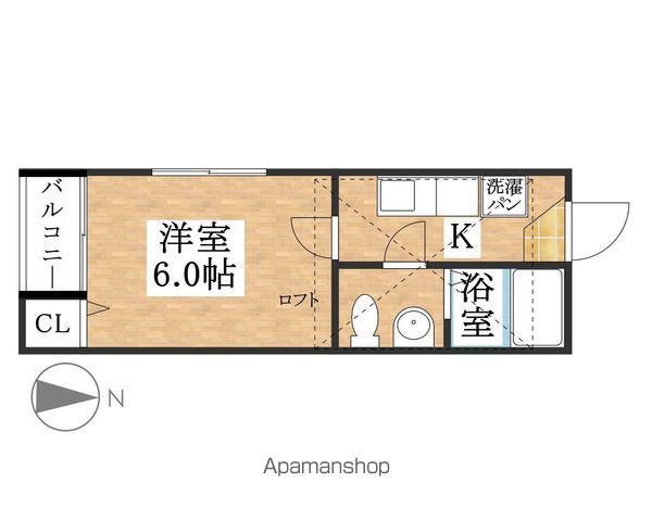 モア・グレース(1K/2階)の間取り写真
