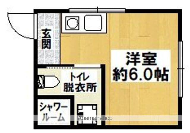 ムックマンション長居(ワンルーム/4階)の間取り写真