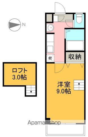 メゾンレーヴ潮江(1DK/4階)の間取り写真