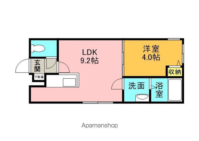 MARRIOTT F ビレッジ(1LDK/3階)の間取り写真
