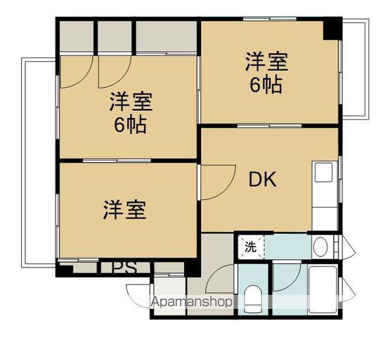 BELL せいら(3DK/2階)の間取り写真