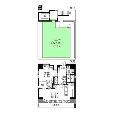 サンシャイン大須(1LDK/11階)の間取り写真