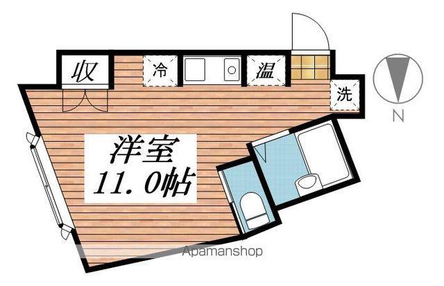 ビューティーライフビル(ワンルーム/4階)の間取り写真