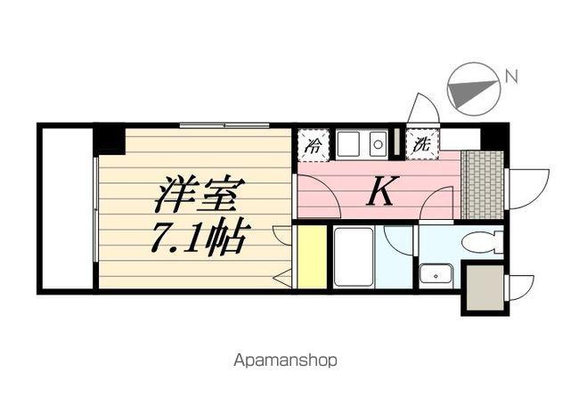 プリマヴェーラ(1K/2階)の間取り写真