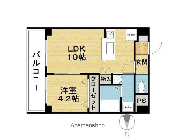 オリオンヒルズ(1LDK/7階)の間取り写真