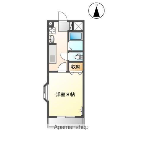 エクセレンス白山(1K/1階)の間取り写真