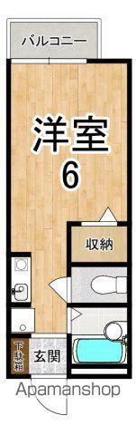 ハイツ ソレイユ(1K/1階)の間取り写真