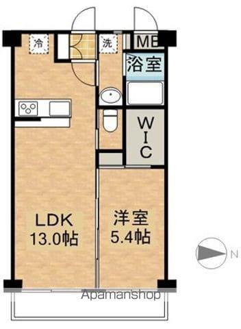 GLENDIA CREVE Ⅲ(1LDK/2階)の間取り写真