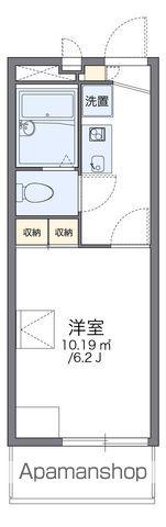 レオパレス鹿鳴館 3階階 間取り