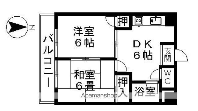 エムズハウス栄(2DK/5階)の間取り写真