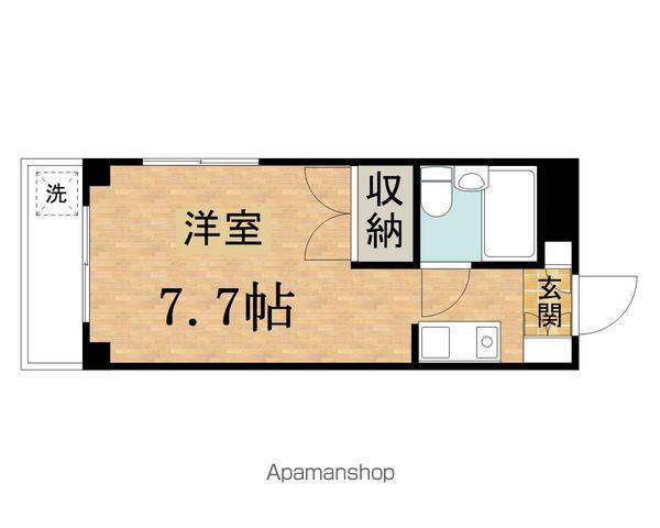 キャッスル聖蹟桜ヶ丘(ワンルーム/1階)の間取り写真