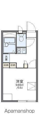 レオパレスアインハウス(1K/2階)の間取り写真