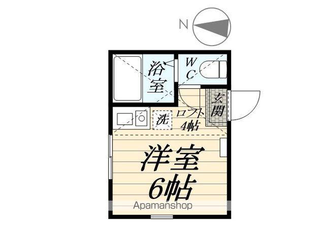 ユナイト末吉レンツブルグ(ワンルーム/2階)の間取り写真