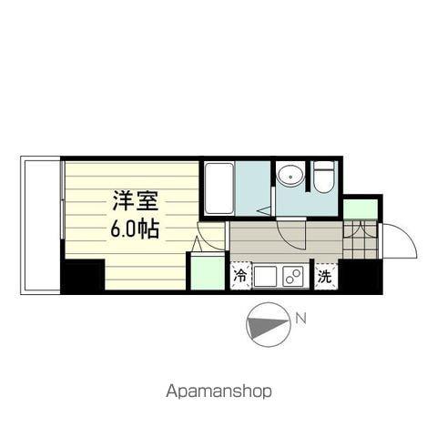 SMART RESIDENCE 仙台駅東(1K/9階)の間取り写真