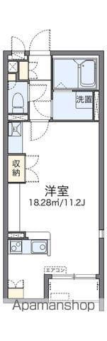 レオネクストオールリバー(ワンルーム/2階)の間取り写真