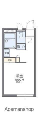 レオパレスAPRILE(1K/1階)の間取り写真