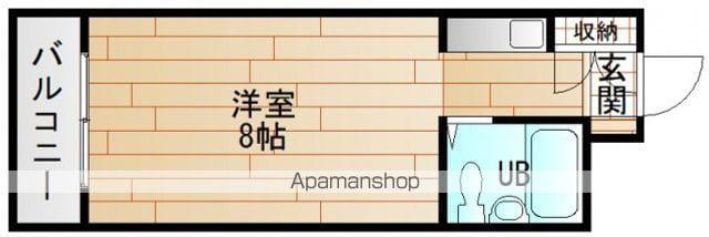 アルファ東雲(ワンルーム/2階)の間取り写真