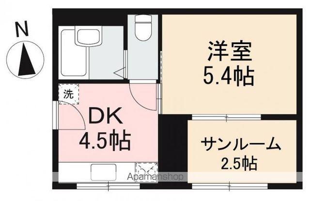 LUCY(1DK/3階)の間取り写真