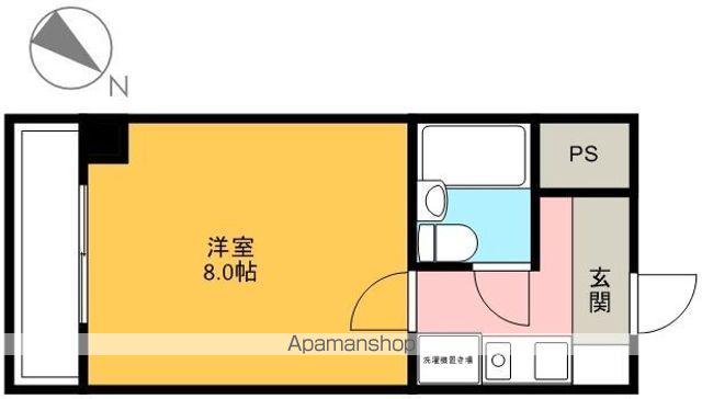 PISO BLANCO(1K/2階)の間取り写真