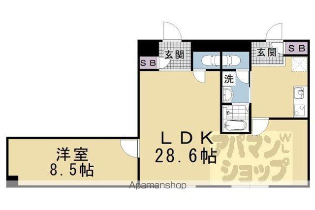 RITZ神田(1LDK/2階)の間取り写真