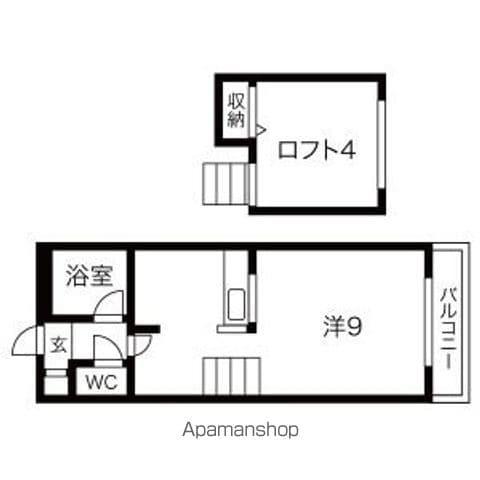 第7AMS円山(1LDK/4階)の間取り写真