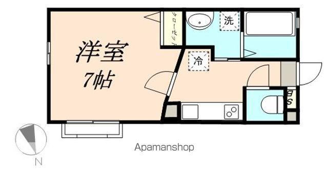 AVANS HEIM(1K/2階)の間取り写真