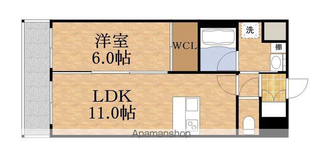 PREGIO内代(1LDK/10階)の間取り写真