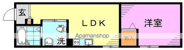 LOKAI NAKANO(1DK/4階)の間取り写真