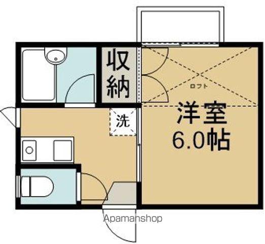 ラ・メゾン(1K/1階)の間取り写真