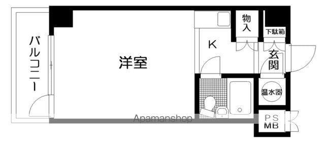 シルバープラザ五反田 5階階 間取り